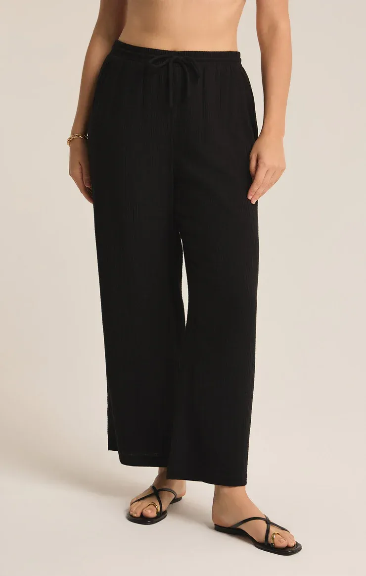 Z Supply Bondi Gauze Pant Black