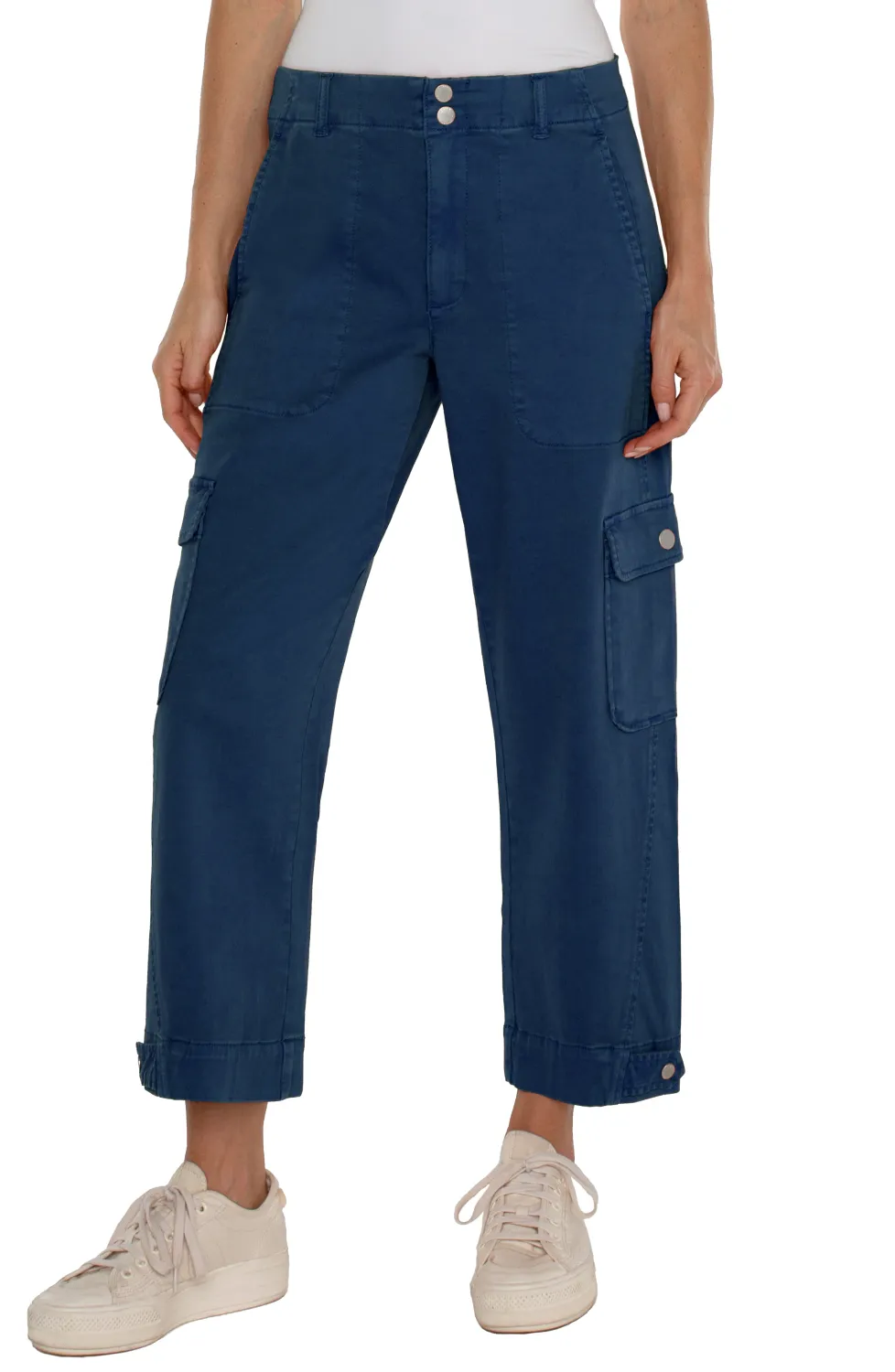 Liverpool Utility Crop Cargo Indigo Dusk