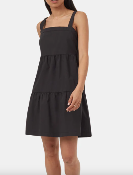 Ten Tree W EcoStretch Cotton Tiered Dress