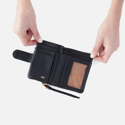HOBO Fern Bifold Wallet Black