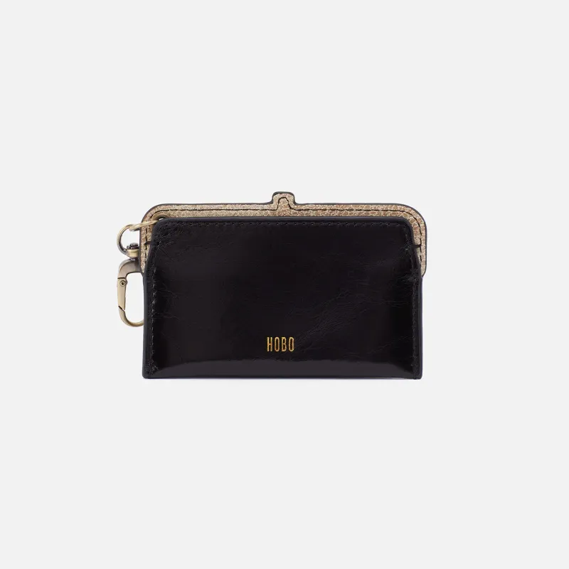 HOBO Lauren Card Case Charm Black