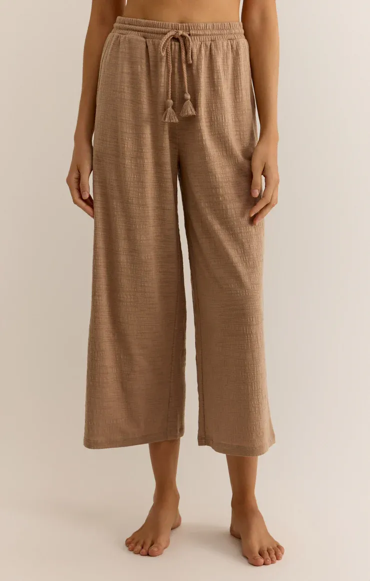Z Supply Beach Days Pant Iced Coffee