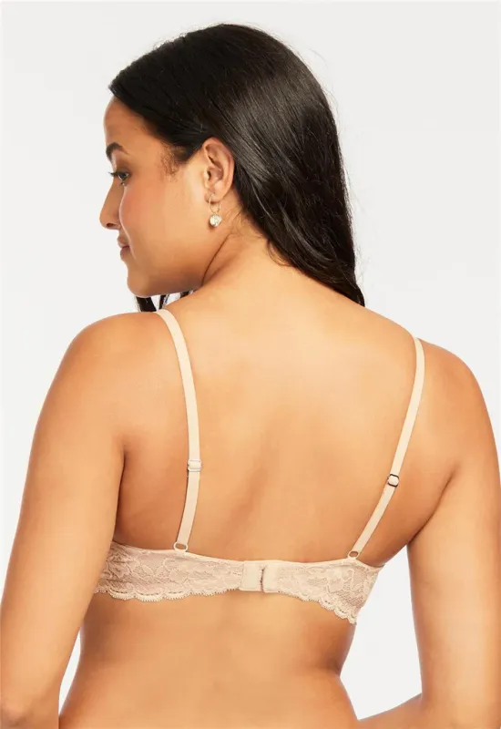 Montelle Flirt Demi Lace Bra Sand