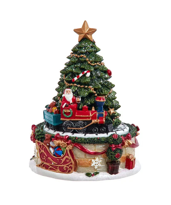 Kurt Adler Christmas Tree Music Box 6&quot;