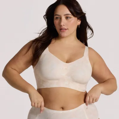 Evelyn &amp; Bobbie Beyond Bra Champagne Ginkgo