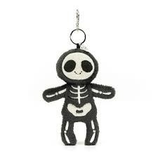 Jellycat Skeleton Bob Bag Charm