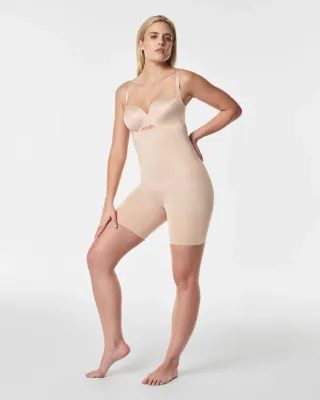 Spanx OnCore Sculpting OpenBust MidThigh Bodysuit