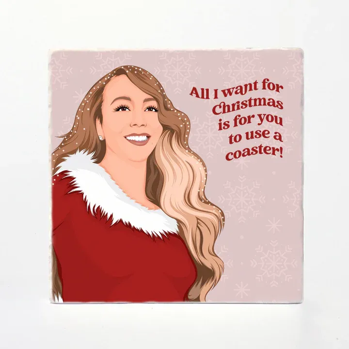 Versatile Coasters Mariah All I Want For Christmas Versatile Coasters Mariah All I Want For Christmas