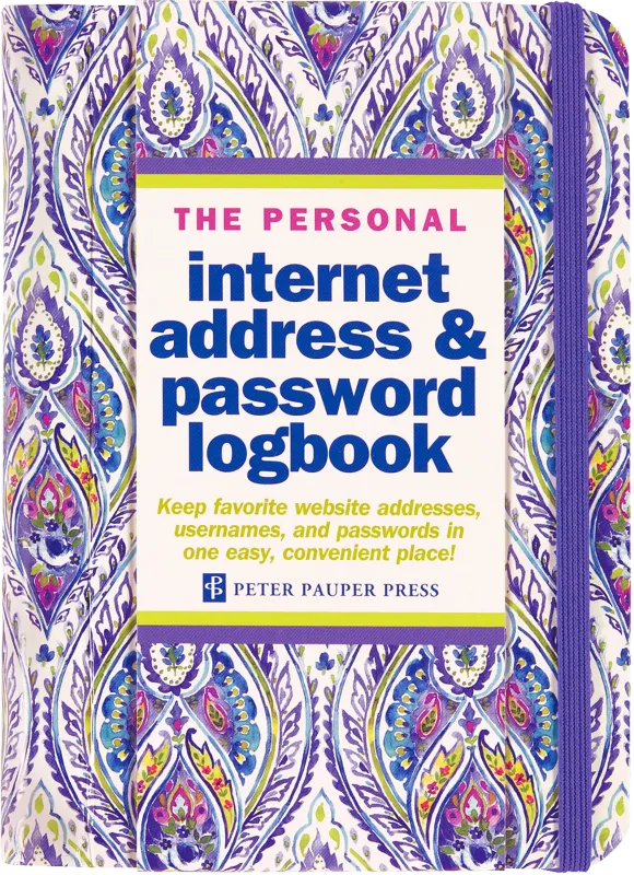 Peter Pauper Address &amp; Password Book