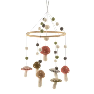 Indaba Toadstool Felt Mobile