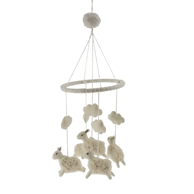 Indaba Counting Sheep Felt Mobile