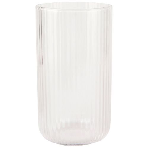 Danica Tumbler Fluted Clear 17oz