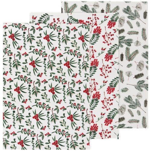 Danica Bakers Floursack Winterberry Set/3