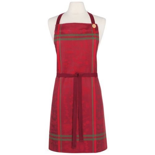 Danica Jacquard Apron Winterberry