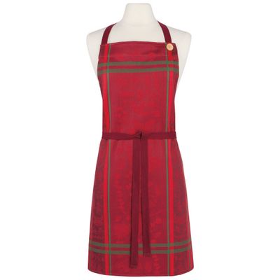 Danica Jacquard Apron Winterberry Danica Jacquard Apron Winterberry