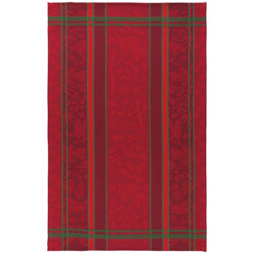 Danica Jacquard Winterberry Dishtowel