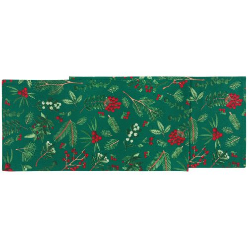 Danica Winterberry Print Table Runner Danica Winterberry Print Table Runner