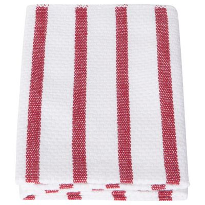 Danica Basketweave Dishcloth Carmine Set/2