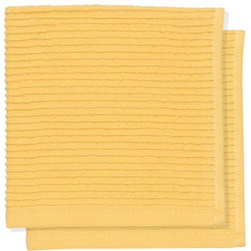 Danica Ripple Dishcloth Set/2 Lemon