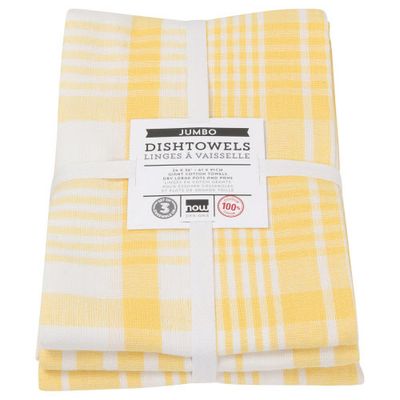 Danica Jumbo Dishtowels Lemon Set/3