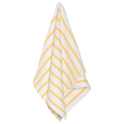 Danica Basketweave Dishtowel Lemon
