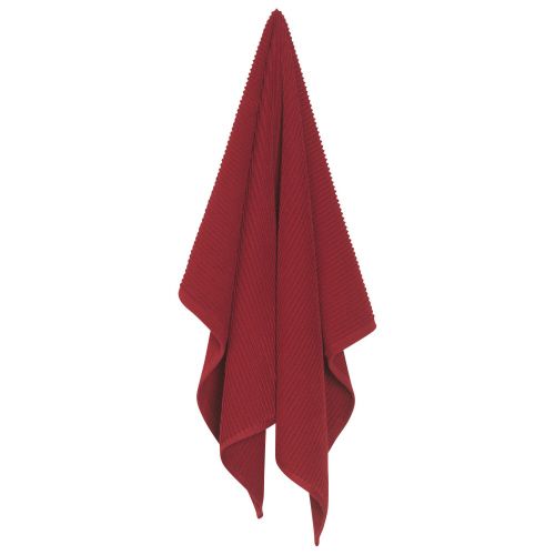 Danica Ripple Dishtowel KT Carmine