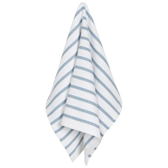 Danica Basketweave Dishtowel Slate Blue
