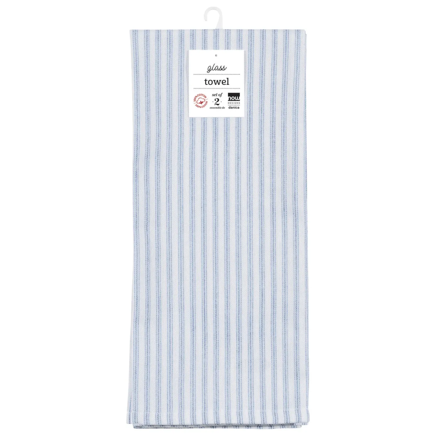 Danica Glass Towel Slate Blue