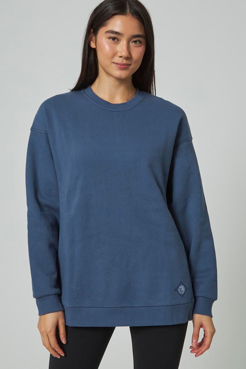 MPG The Comfort Women's Relaxed Crew Petrol Blue