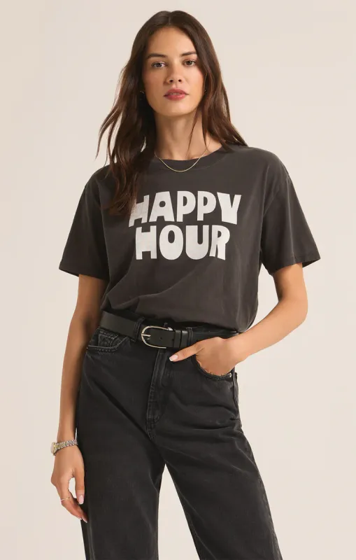 Z Supply Happy Hour Boyfriend Tee