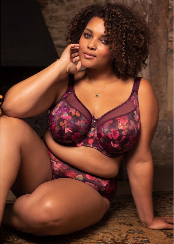 Goddess Kayla  Underwire Bra Plum Rose