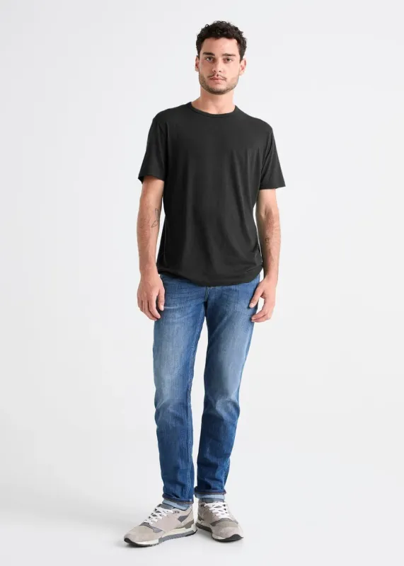 DUER PurePima Tee Black