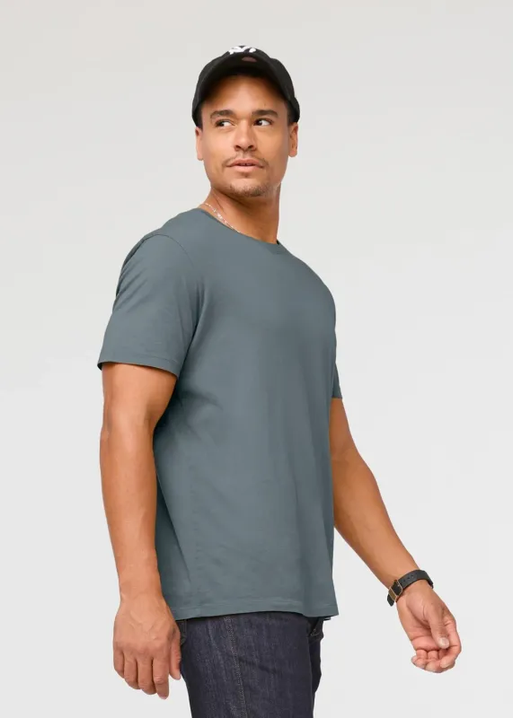 DUER PurePima Tee Stone Blue