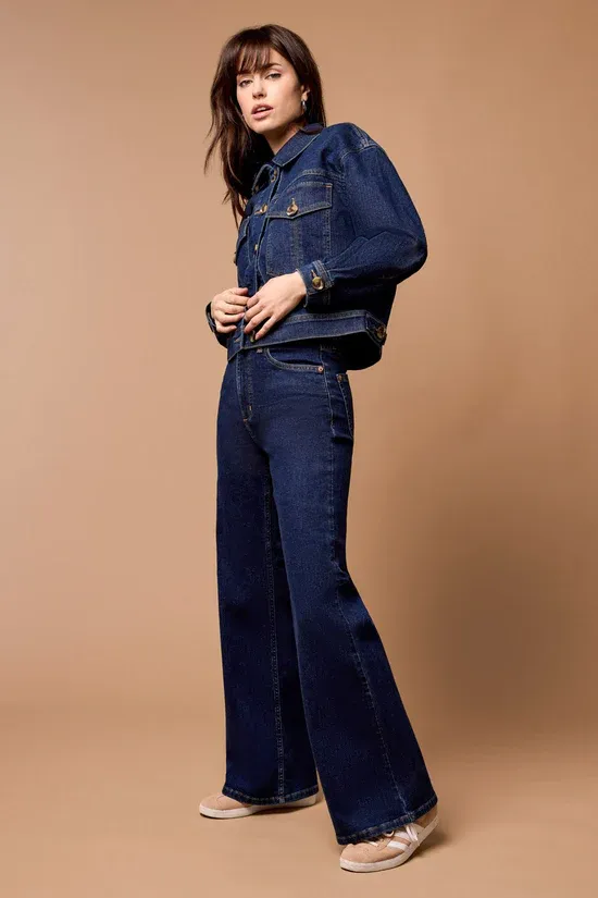 Tribal Brooke Hugging Palazzo Jeans
