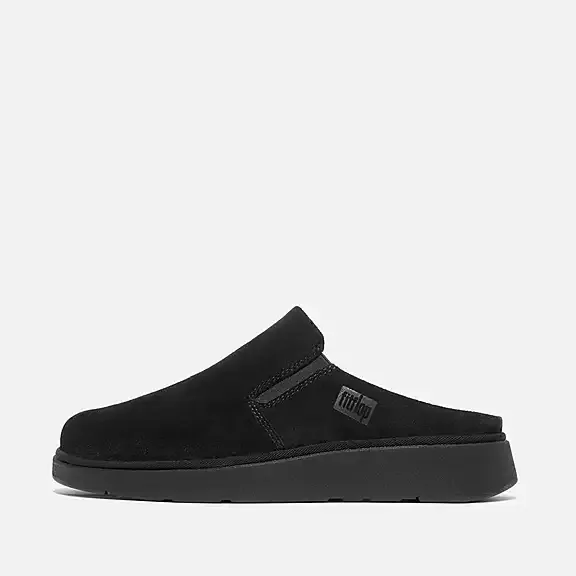 FitFlop Gen-FF Elastic Suede Mules Black