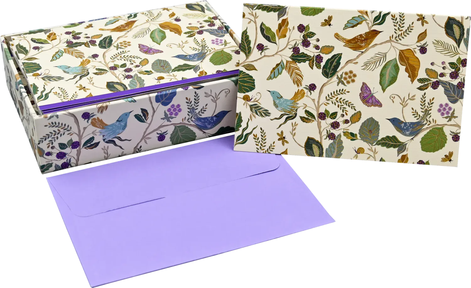 Peter Pauper Note Card Birds and Berries