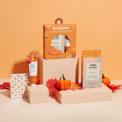 Voesh Pumpkin Pie Duo with Nail Stickers Voesh Pumpkin Pie Duo with Nail Stickers