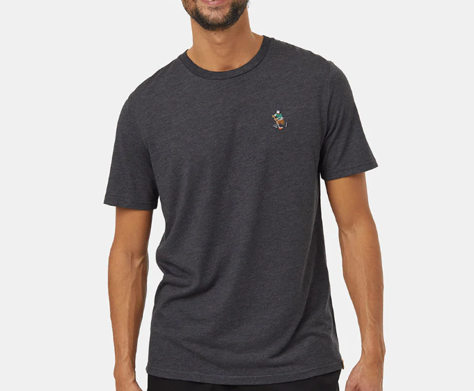 Ten Tree M Sasquatch T-Shirt Meteorite Black Heather Hockey
