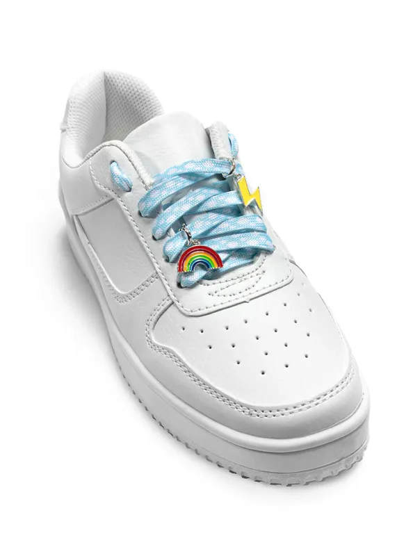 Living Royal Cloud Shoe Laces and Charms Set