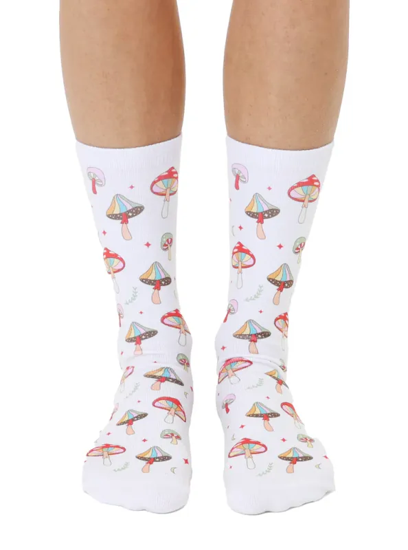 Living Royal Funky Mushroom Crew Socks