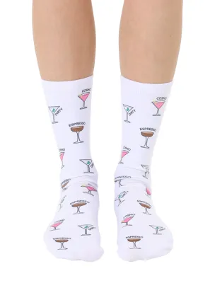 Living Royal Martini Crew Socks
