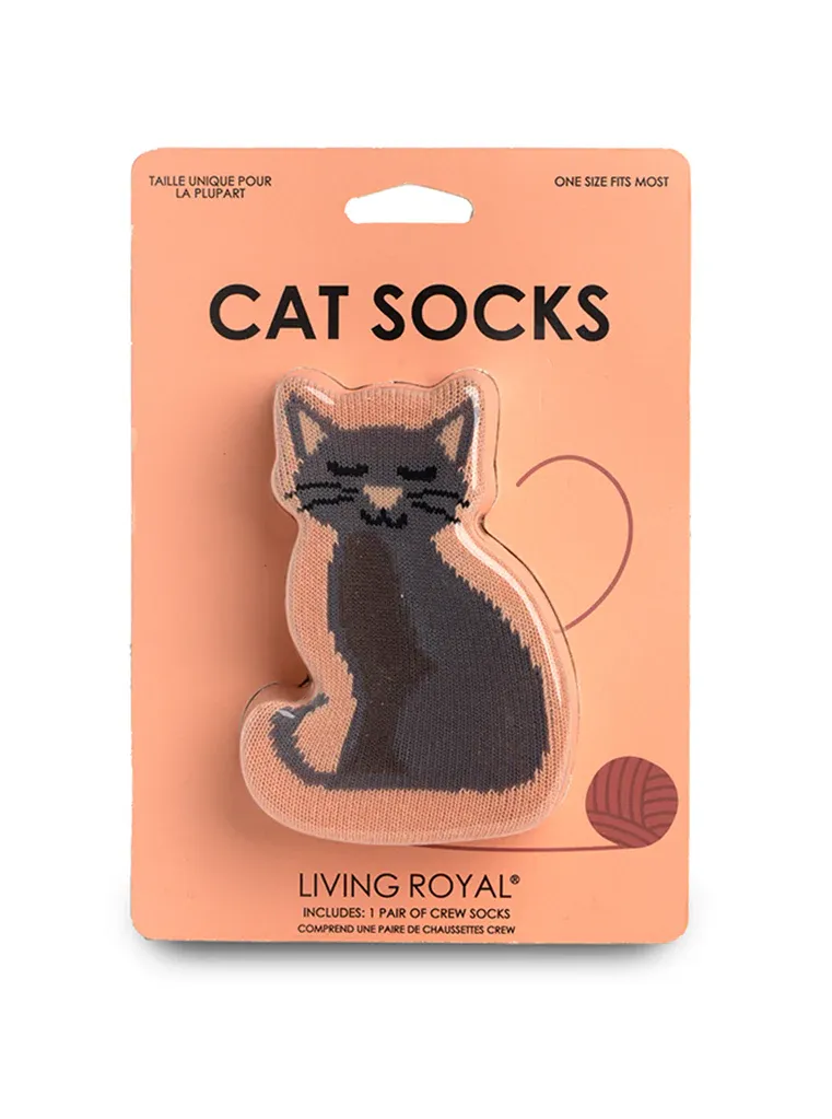 Living Royal Cat 3D Socks