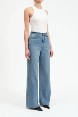 DAZE Far Out High Rise Wide Leg Twinkle