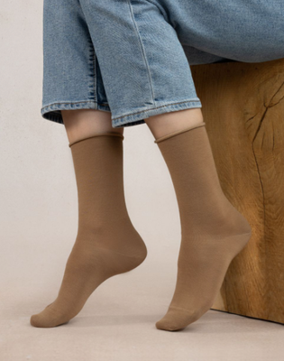 Bleuforet Roll Top Merino Wool Socks