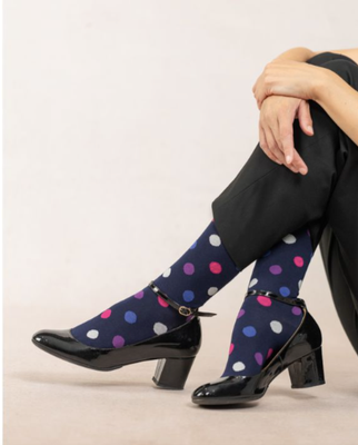 Bleuforet Dots Pattern Socks