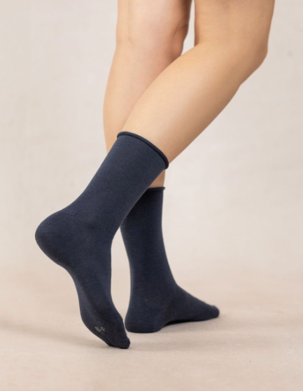 Bleuforet Roll Top Merino Wool Socks