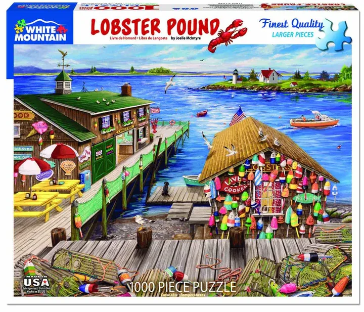 White Mountain Lobster Pound Puzzle 1000 pc