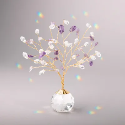 Scout Tree of Life Suncatcher Amethyst