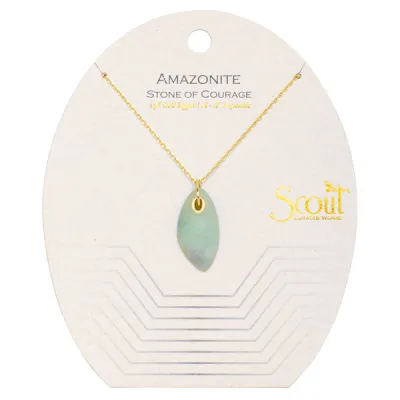 Scout Organic Stone Necklace Amazonite