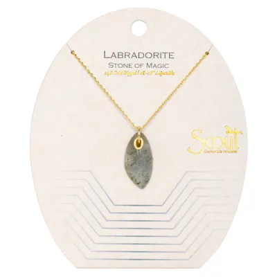 Scout Organic Stone Necklace Labradorite